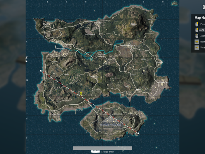 3. The maps are much larger in PUBG, and are designed to be more treacherous.