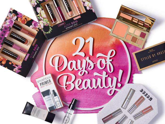 It also has a 21 days of beauty sales event where there are markdowns on different brands every day for three weeks.