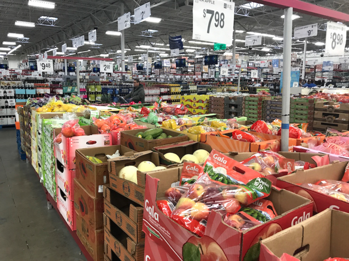 When we arrived at the store we made a beeline to the grocery section to test the samples. On approach, we started to hear the dulcet tones of some steel drums.