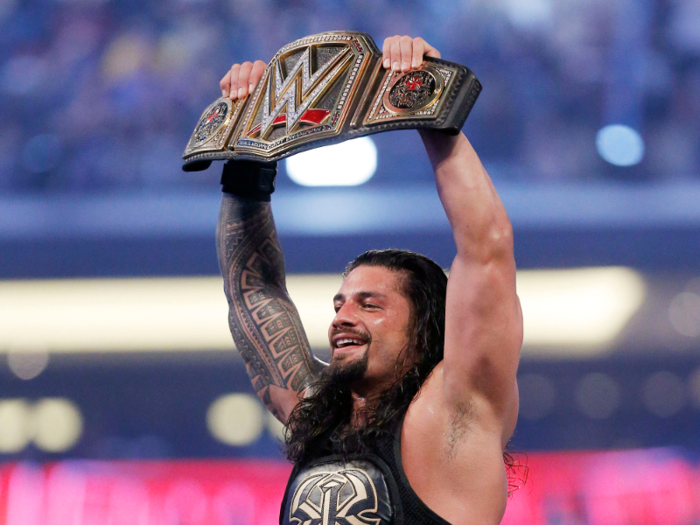 3. Roman Reigns — $4.3 million (£3.08 million). Roman Reigns is one of the biggest names in WWE and this alone means he polarises fans. Some loathe him, some love him, and others love to loathe him. Regardless, he has headlined four WrestleMania events in a row — an impressive feat.