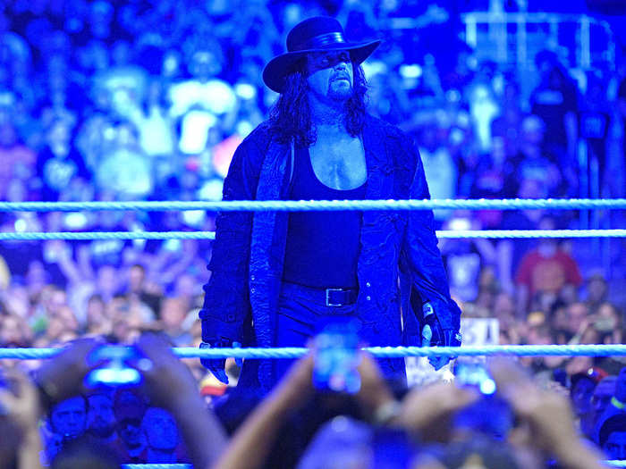 8. The Undertaker — $2.5 million (£1.79 million). The Undertaker has been around for almost three decades and is beloved for his spine-tingling ring entrances. He is a smash hit with WWE fans, which means he hardly has to wrestle to feature in the top 10 as his merchandise sales still earn him a pretty penny.