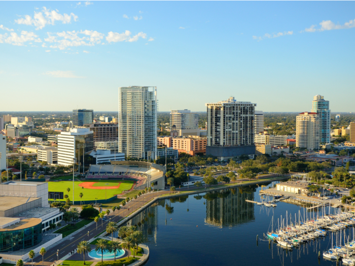 13. St. Petersburg, Florida