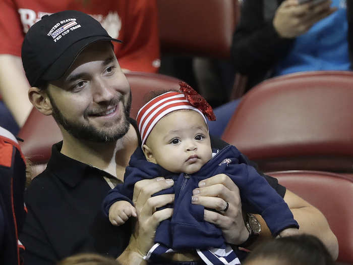 Alexis Olympia Ohanian Jr. was born in September in West Palm Beach, Florida.