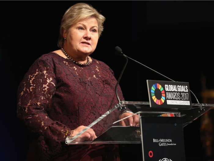 22. Erna Solberg — Prime Minister of Norway