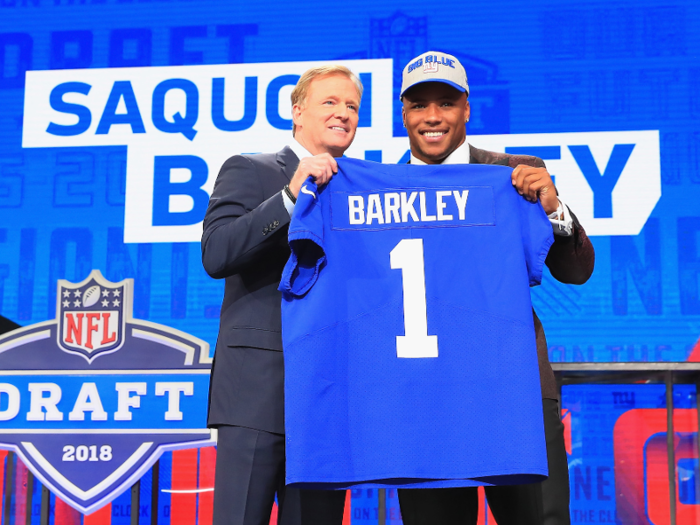 2. New York Giants — Saquon Barkley, Running Back