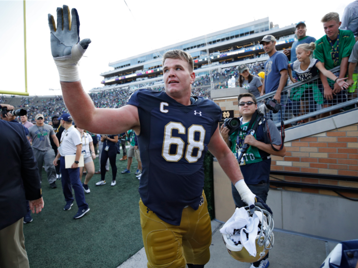 9. San Francisco 49ers — Mike McGlinchey, Offensive Tackle