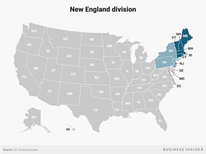 New England is the northernmost part of the Northeast ...