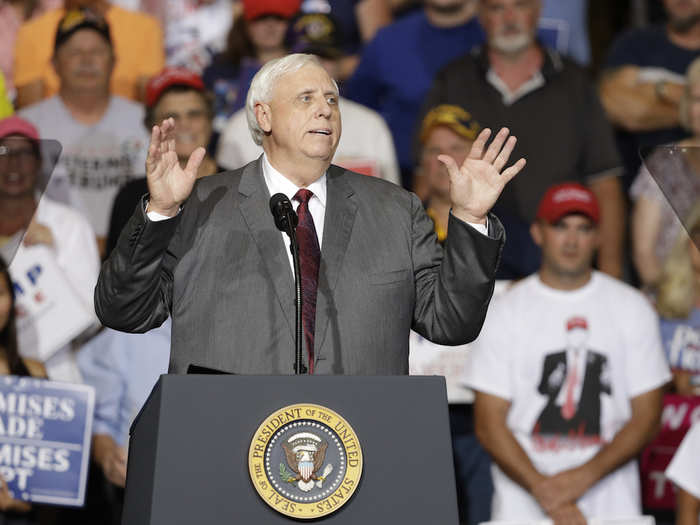 12. Gov. Jim Justice, West Virginia