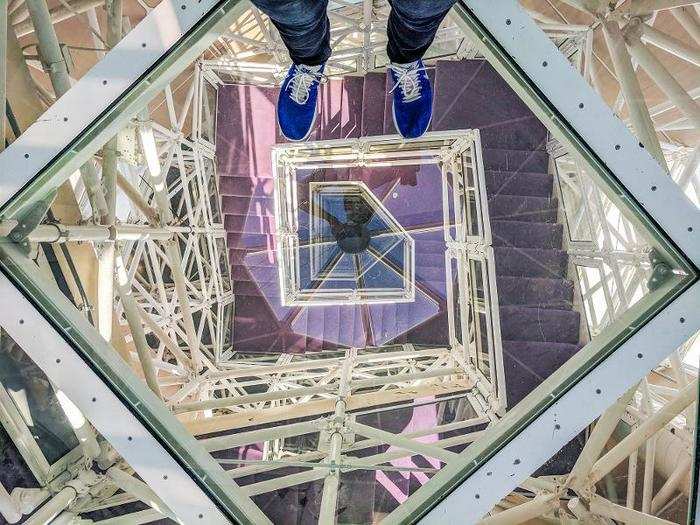 ...And a glass floor.