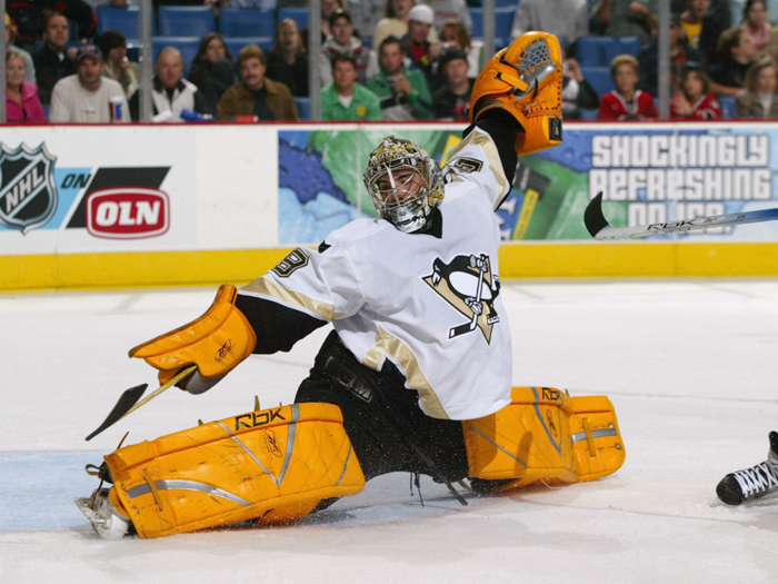 Marc-Andre Fleury in 2003 (18).