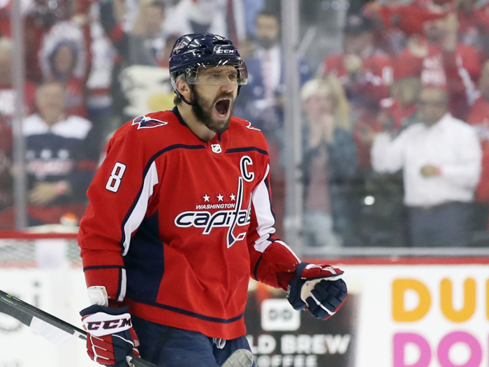 Alex Ovechkin today (32).