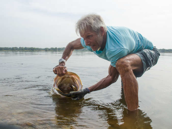 Even once Coetzee had hooked a massive Nile perch — which he