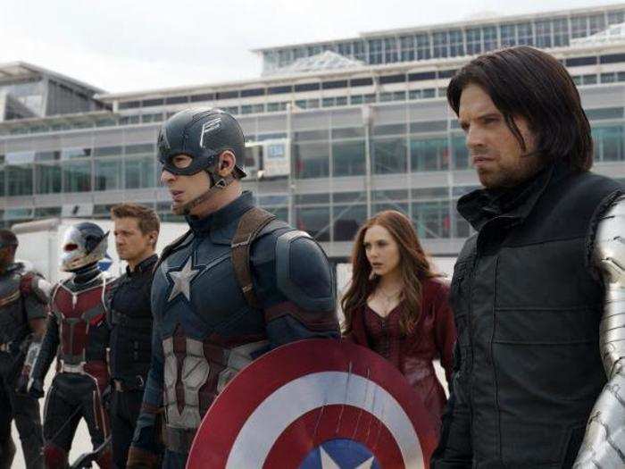 12. "Captain America: Civil War" (2016)