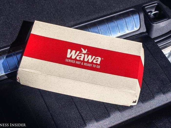 The iconic Wawa box — simplicity in deliciousness.