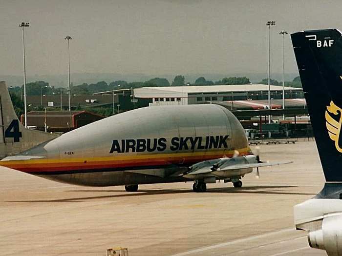 From the very beginning, the consortium agreed to build the A300 using parts from its various European members. To transport the various components to the assembly plant, Airbus used trucks, barges, and a fleet of over-sized transport planes called Super Guppys.