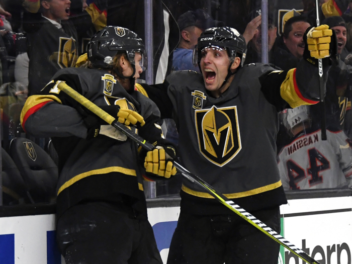 Las Vegas was hot on the ice as soon as the season began, starting the year 8-1 and never looking back.