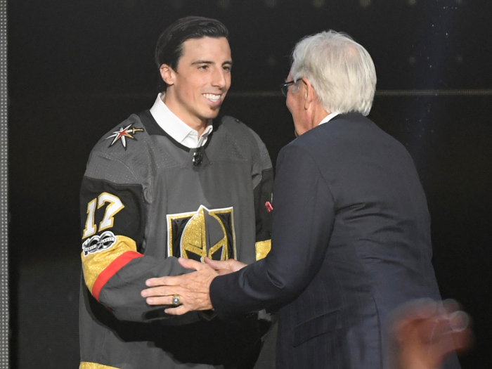 Probably the biggest get of the draft at the time for the Golden Knights was veteran goalie Marc-Andre Fleury. Fleury had won three Stanley Cups with the Penguins during his storied career in Pittsburgh, but was available in the expansion draft after the team chose to protect his successor Matt Murray instead.