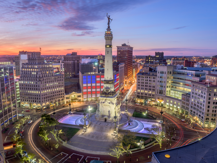 6. Indianapolis, Indiana