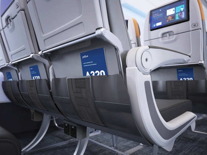 The Phase two seats will also water bottle holders and mesh storage units in addition to the traditional seatback pocket. The power plugs have also been moved to face the passenger.