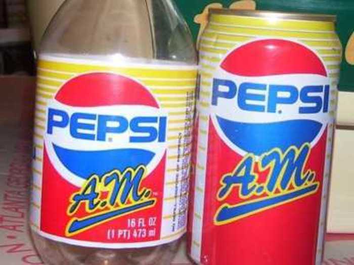 1989, 1992 — Pepsi A.M. and Crystal Pepsi