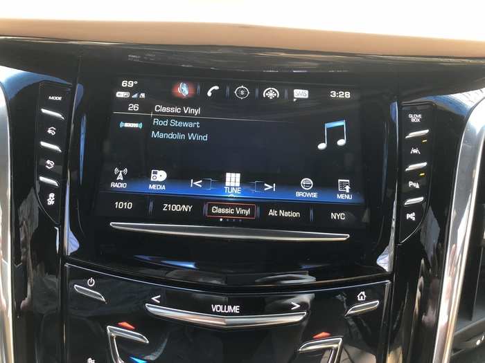 The Cadillac Cue infotainment system is among the best in the industry. But you also have Apple CarPlay and Android Auto available, as well as a 4G LTE wireless connection providing WiFi support through OnStar, GM