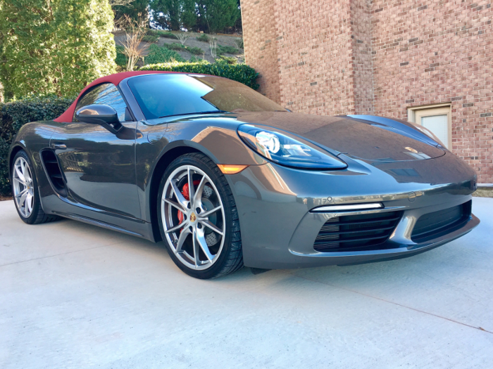 Next up is the Porsche 718 Boxster S. Our Boxster S tester started at more than $68,000. With options, the price rose to $89,690. Since our initial road test, the base price of the Boxster S has risen to $71,400.