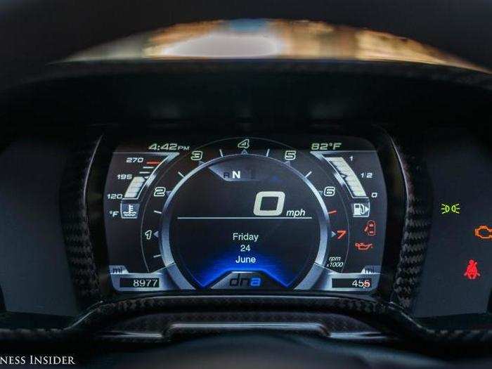 There is, however, a nifty seven-inch digital gauge cluster.