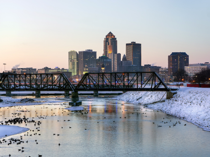 13. Des Moines, Iowa