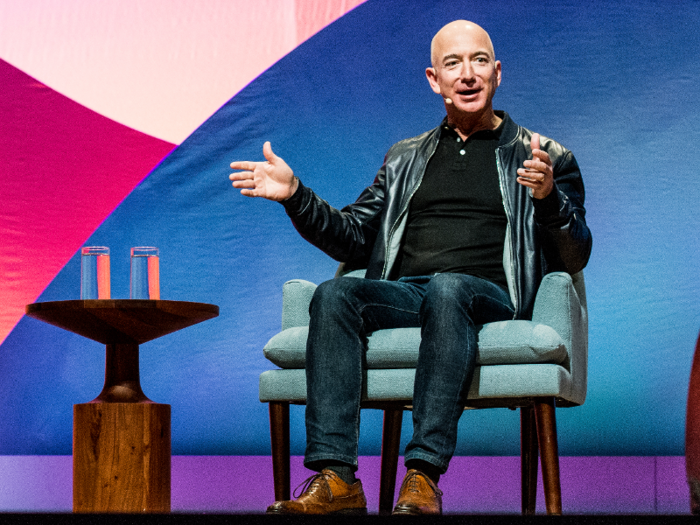 Amazon CEO Jeff Bezos has undergone a bit of a transformation in the last year, and he now has the tougher-looking wardrobe to match.