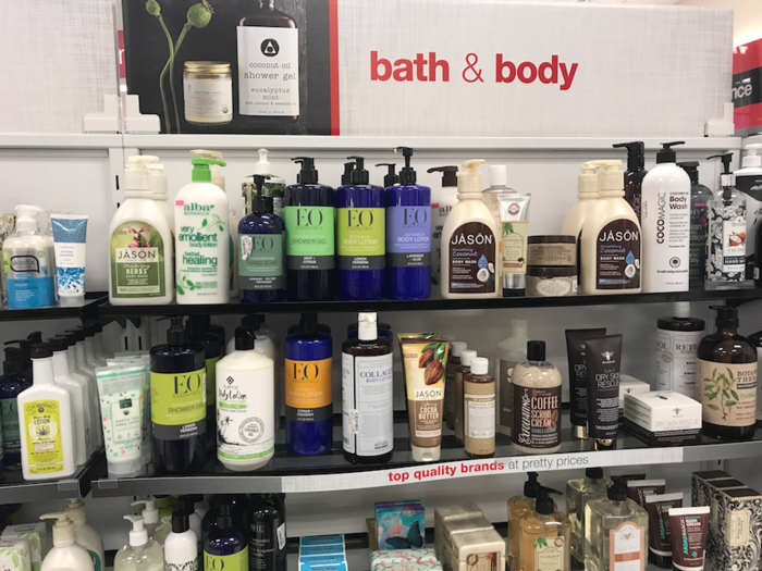 The beauty section at TJ Maxx had a better mix of well-known brands than Ross. And, unlike at Ross, it didn