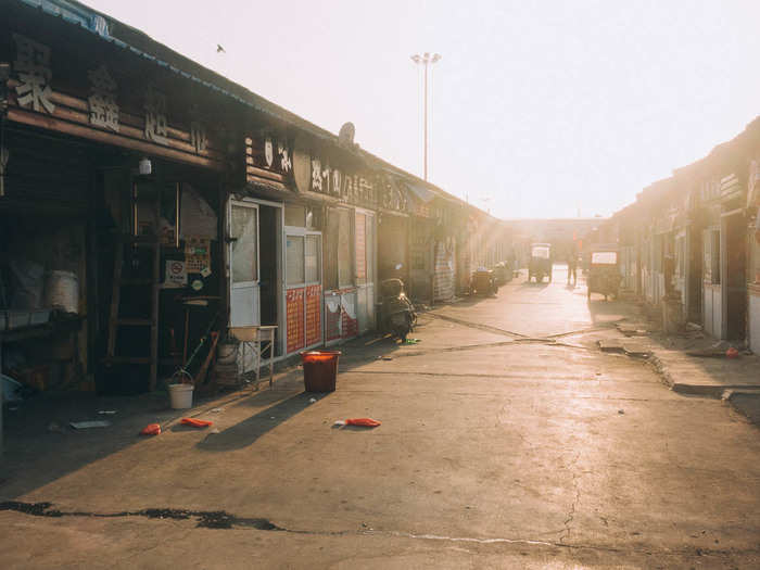 When we asked Liu, the restaurant owner, if she thinks the Foxconn workers were happy, she laughed as though we had asked a ridiculous question. “We’re not happy either. No one is happy. It’s our livelihood. This is just life,” she said. “It’s hot. We work all the time.”