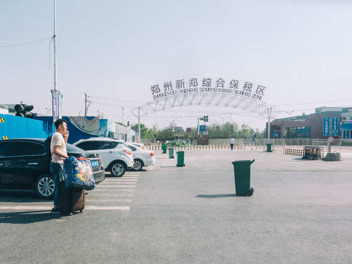 Everyday, new workers show up to work at the factory. As we sat near the entrance of the campus, it seemed like every few minutes, a new person arrived via taxi or bus with a large suitcase and a shopping bag of food. Some arrive with a job already secured, while others show up in the hopes that nearby recruiting agencies can secure them an interview.