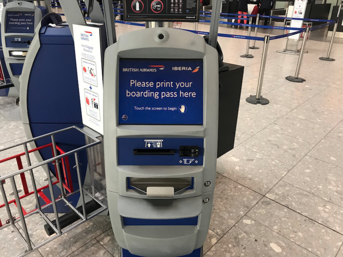 This terminal is dedicated to British Airways flights.