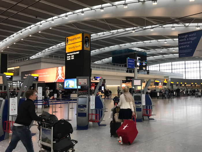 Two days later, we head back to Heathrow for the return flight. This time we hit the jackpot – British Airways terminal 5.