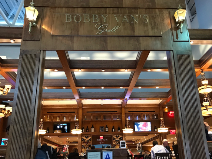 We found one formal restaurant, Bobby Van