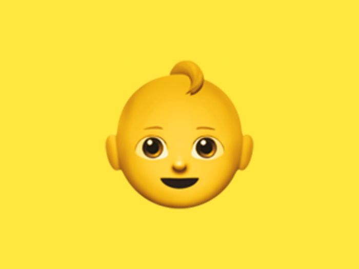 Bonus: The baby emoji used to appear when you had just become Snapchat friends with someone.