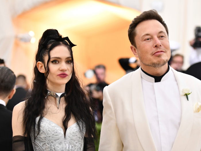 Boucher attended the 2018 Met Gala with Tesla and SpaceX CEO Elon Musk, who she