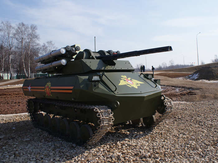 Uran-9 Unmanned Ground Combat Vehicle