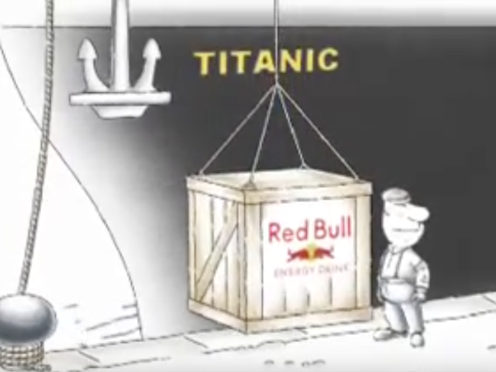 Red Bull was criticized for referencing the doomed Titanic in its marketing