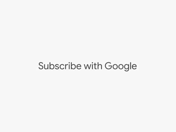 9. If you have subscriptions to multiple publications, newspapers, and online magazines, a new feature called "Subscribe With Google" will let you access all your paid content anywhere: On Google Search, Google News, and on the publishers