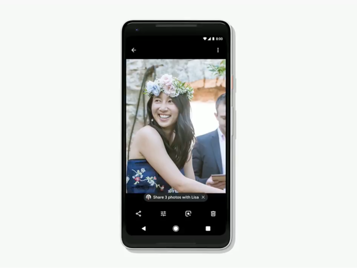 2. A new Google Photos feature called Suggested Actions can spot friends in your photos, and offer to share those photos with those people with a single button press.