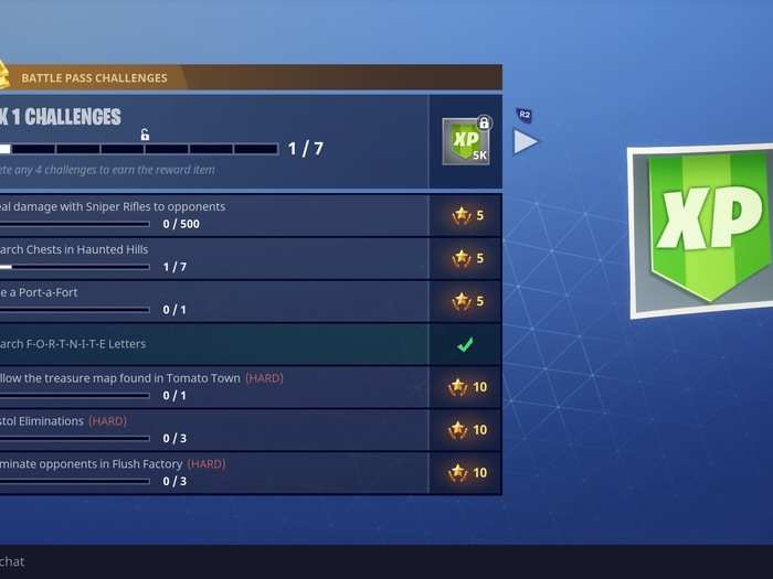 5. Battle Pass smartly doles out challenges on a weekly basis, incentivizing repeat, regular play.