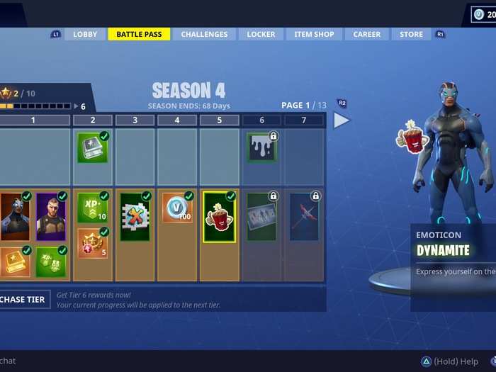 3. The stuff you get is beyond worth the $10 asking price for the Battle Pass.