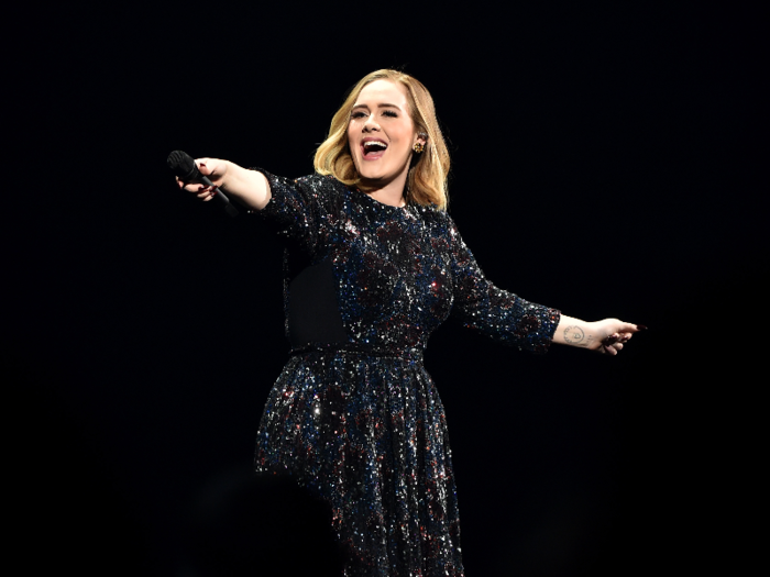 1. Adele — £140 million.