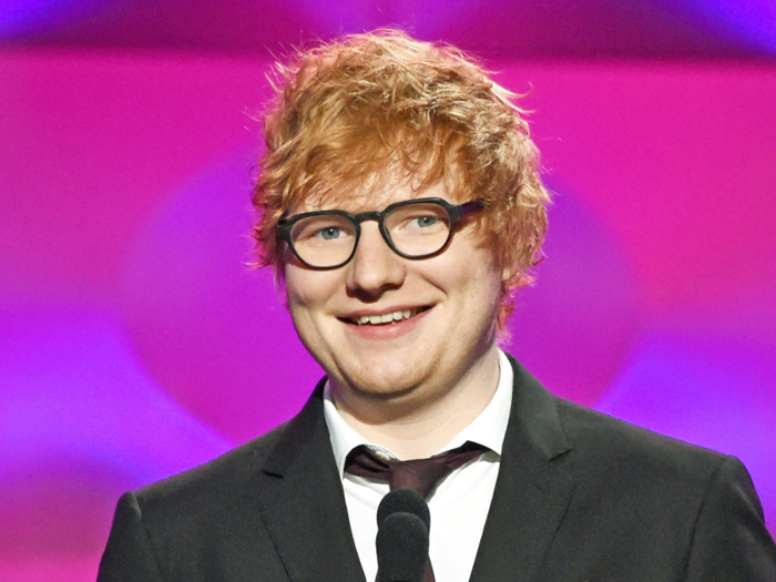 2. Ed Sheeran — £80 million.