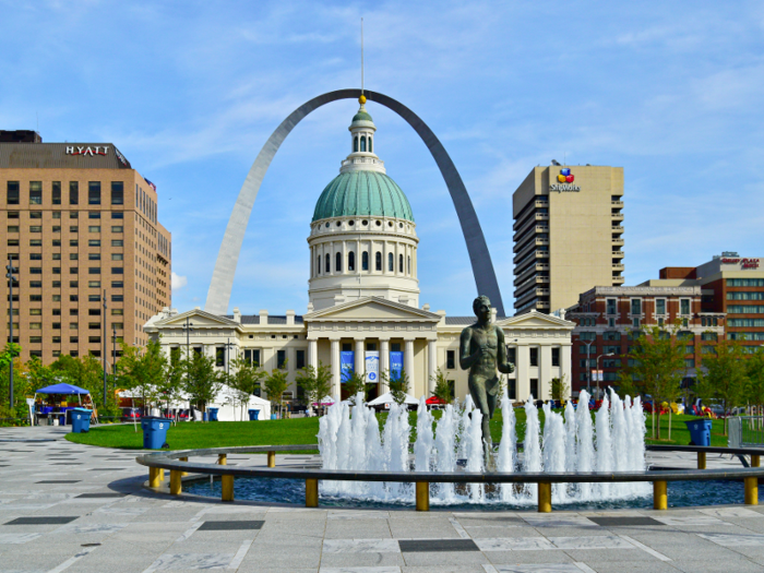 4. St. Louis, Missouri