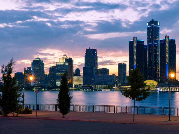 13. Detroit, Michigan