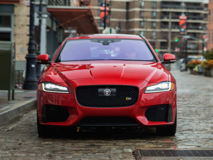 According to Jag, the XF Sportbrake can hit 60 mph from a standstill in just 5.3 seconds and eventually reach an electronically limited top speed of 121 mph.