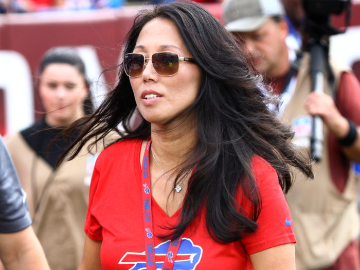 Despite her many holdings, Kim is said to be hands-on. Former Bills offensive lineman Richie Incognito said Kim would send him texts checking in on him and seeing how he was doing when he first signed with the Bills.