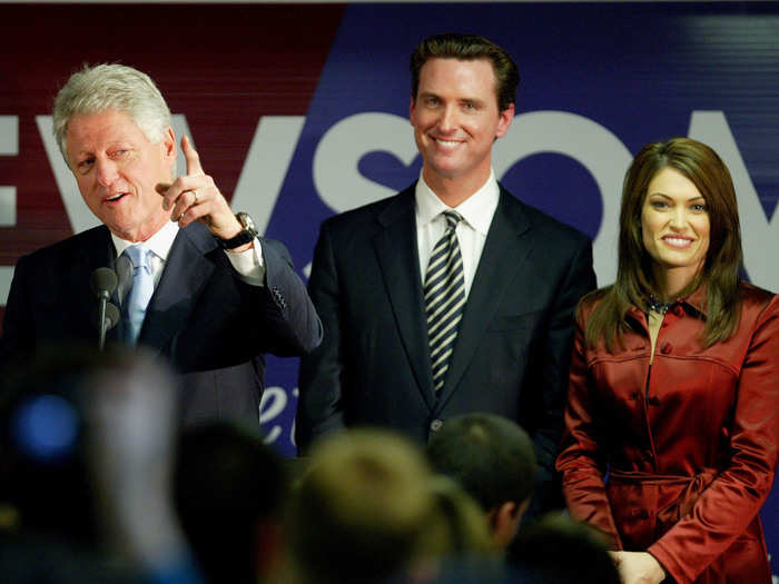 But as their bi-coastal marriage became a strain and Guilfoyle focused on her television career, the couple filed for divorce in 2005. Newsom, a Democrat, is now the lieutenant governor of California, and running for governor of the state.